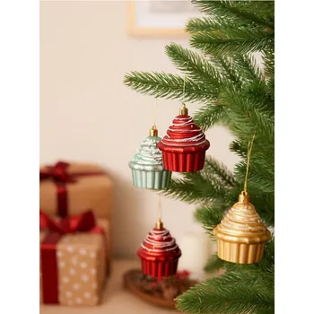 Vánoční dekorace Sinsay - Balení 4 vánočních koulí - vícebarevná - 611GO-MLC - 611GO-MLC-ONE