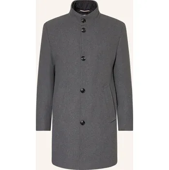 Pánský kabát Bugatti Pánský Plášť, tmavě šedá, 28