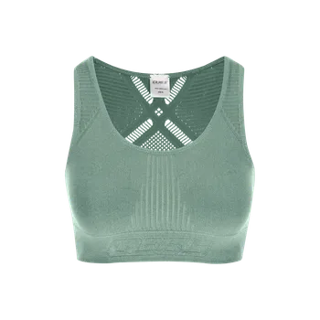 cyklistický dres Q36.5 podprsenka Q.36.5 Seamless Bra 2025/2026 Olivová XS/S Dámské