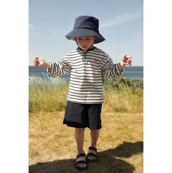 Dětské bavlněné šortky Liewood Rhett Shorts LW19828 námořnická modř 59X, vel. 140