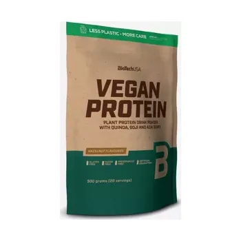 Protein BioTechUSA Veganské bílkoviny (500 g, Lískové ořechy)