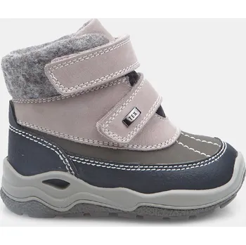 Dívčí zimní obuv Bubblegummers kotníková dětská obuv s páskem růžové, vel. 21