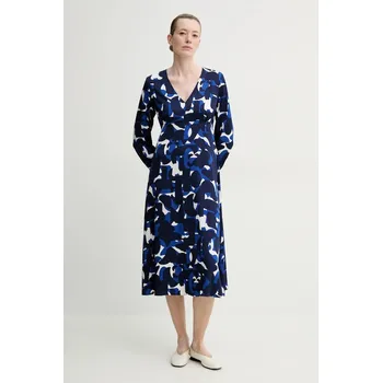 Dámské šaty Šaty Marc O'Polo tmavomodrá barva, midi, 502083721101 59X, vel. 38