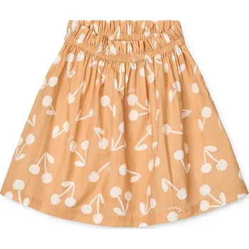Dívčí sukně Dětská bavlněná sukně Liewood Gabriella Printed Skirt LW19796 oranžová 20X, vel. 110