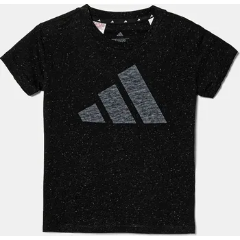 Chlapecké tričko Dětské tričko adidas JC9781 černá 99X, vel. 128