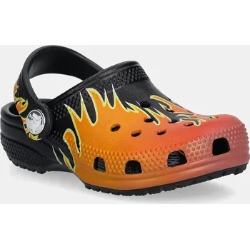 Dámské pantofle Pantofle Crocs CLASSIC FLAME CLOGS KIDS 211214.CROCS.CLASSIC.FL černá 99X, EUR 20/21