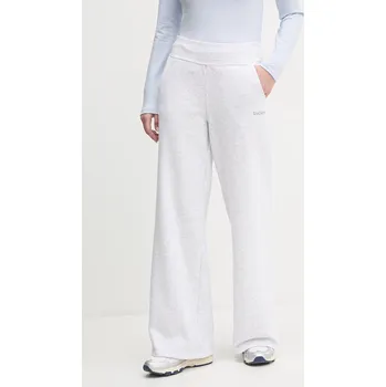 Tepláky Dkny šedá barva, hladké, DP5P3546 09X, vel. L