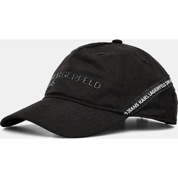 Kšiltovka Kšiltovka Karl Lagerfeld Jeans černá barva, s potiskem, A2W33026 99X, vel. ONE SIZE