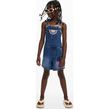 Chlapecké kalhoty Dětské džínové lacláče Desigual 25SGDD04 modrá 95X, vel. 164