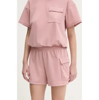 Pánské kraťasy Outdoorové šortky Columbia Granite Point růžová barva, high waist, 2118841,00 34X, vel. XS