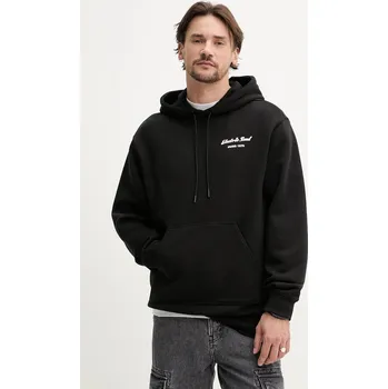 Dámská mikina Bavlněná mikina HUGO dámská, černá barva, s kapucí, s potiskem, 50539141 99X, vel. S