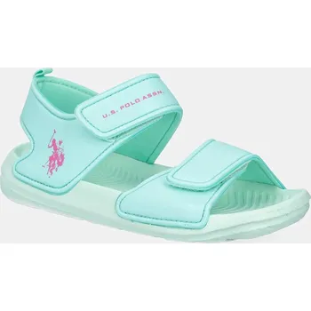 Dívčí obuv Sandály U.S. Polo Assn. REGAN001 tyrkysová barva, REGAN001K/5Y2 REGAN001K.5Y2.27.34 65X, EUR 30
