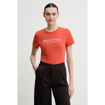 Pánské tričko Bavlněné tričko Marc O'Polo červená barva, 502229351055 23X, vel. S