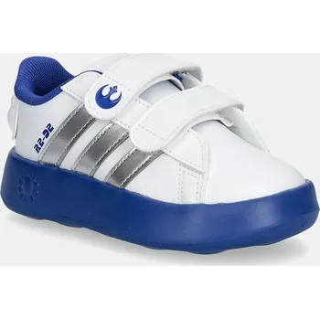 Dětská móda Dětské sneakers boty adidas DROIDS Grand Court IH1139 modrá 57X, EUR 26.5