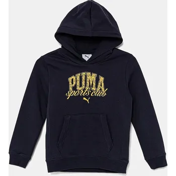 Chlapecké oblečení Dětská bavlněná mikina Puma CLASS Hoodie TR 685798 námořnická modř 59X, vel. 116