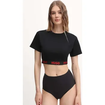 Pánské tričko Tričko HUGO 50520497 černá 99X, vel. XL