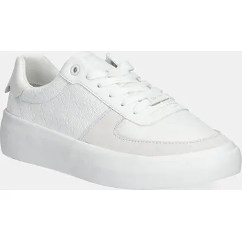 Pánské tenisky Sneakers boty Calvin Klein VULC LACE UP - MONO bílá barva, HW0HW02293 00X, EUR 39