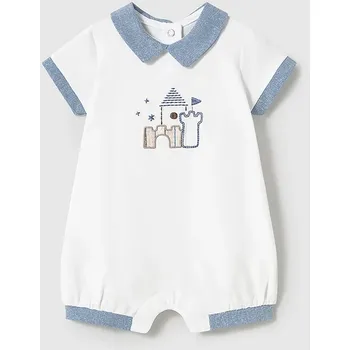 Dupačky Dětské bavlněné dupačky Mayoral Newborn 1708.1F.Newborn.PPYH bílá 00X, vel. 75