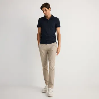 Pánské oblečení Reserved - Kalhoty chino slim fit - béžová - 640DR-80X - 640DR-80X-30-2