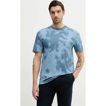 Bavlněné tričko Calvin Klein K10K114150 modrá 95X, vel. XXL