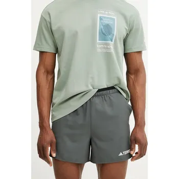 Pánské kraťasy Kraťasy adidas TERREX JF1234 zelená 96X, vel. S
