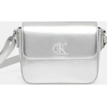 Dětská kabelka Calvin Klein Jeans IU0IU00688.G.PPYA stříbrná SLV, vel. ONE SIZE