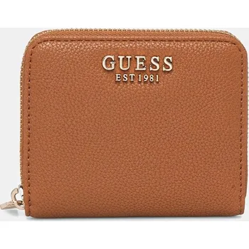 Peněženka Peněženka Guess LAUREL hnědá barva, SWBG85 00137 SWBG85.00137 88X, vel. ONE SIZE