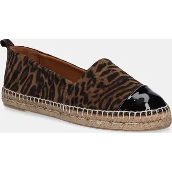 Dámské polobotky Semišové espadrilky Billi Bi A6700.Leopardo hnědá 98X, EUR 41