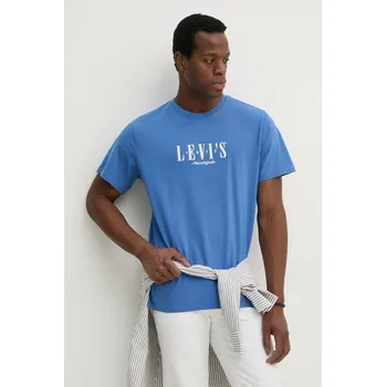 Pánská móda Bavlněné tričko Levi's SS RELAXED FIT TEE 16143.1925 fialová 54X, vel. XL