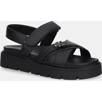 Dívčí sandály Dětské sandály Calvin Klein Jeans černá barva, V3A2-82044 V3A2.82044.30.34 99X, EUR 31