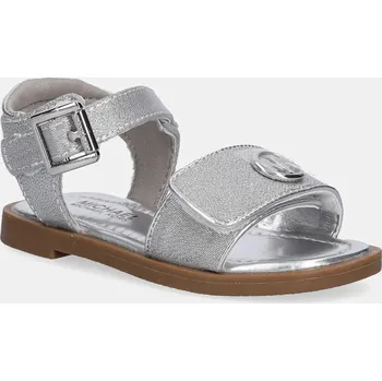 Dívčí sandály Dětské sandály Michael Kors KIERAN stříbrná barva, MK01429040 SLV, EUR 27