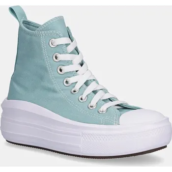 Pánské tenisky Dětské tenisky Converse Chuck Taylor All Star Move tyrkysová barva, A10703C 66X, EUR 38