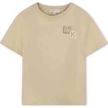 Chlapecké tričko Dětské bavlněné tričko Michael Kors béžová barva, R30317 R30317.156 80X, vel. 156