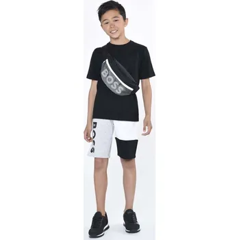 Chlapecké tričko Dětské bavlněné tričko BOSS J25P24.114.150 bílá 00X, vel. 138