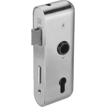 Dveřní kování AMF speciální zámek pro ocel.konstrukce 141ENIG,PZW,DM 40, VK mm, nerezová ocel