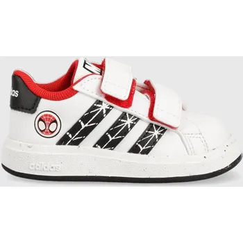 Chlapecká obuv Dětské sneakers boty adidas GRAND COURT Spider-man bílá barva IF9893 00X, EUR 23