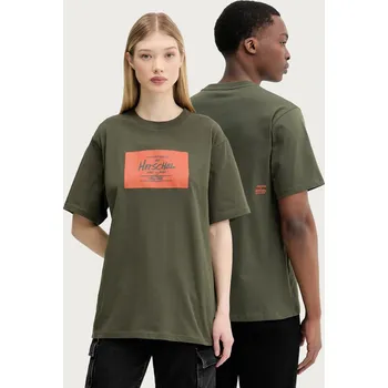 Pánské tričko Bavlněné tričko Herschel 50548.01572 zelená 78X, vel. M