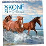 Aria-Cards Nástěnný kalendář Koně 2026