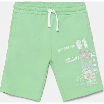 Chlapecké oblečení Dětské bavlněné šortky Guess L5GD06.KA6R4.PPYA zelená 70X, vel. 122-125