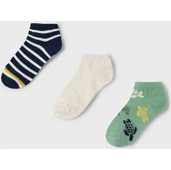 Dětské ponožky Mayoral 3-pack zelená barva, 10908 10908.5K.Mini.PPYA 77X, vel. 18/22