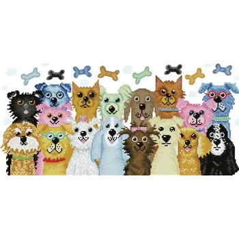 Diamantové malování DIAMOND DOTZ Psi