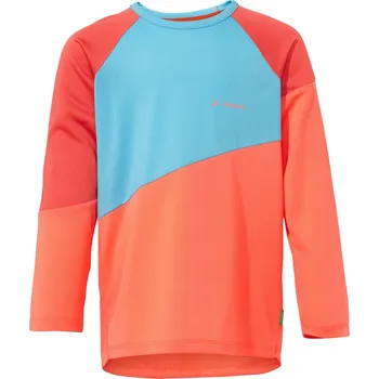 cyklistický dres Vaude Kids Moab LS T-Shirt - hokkaido 158/164