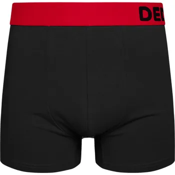 Boxerky Červeno-černé pánské boxerky