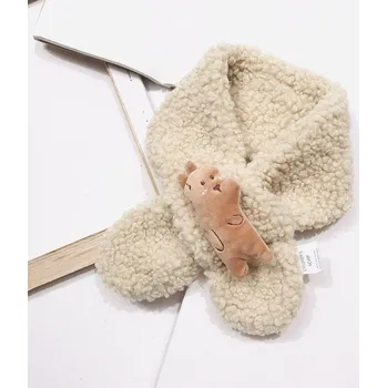 Šála Dětská šála se zvířátkem béžova