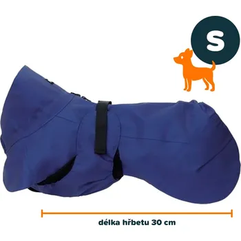 Obleček pro psa PAIKKA Light pláštěnka modrá S | 30 cm