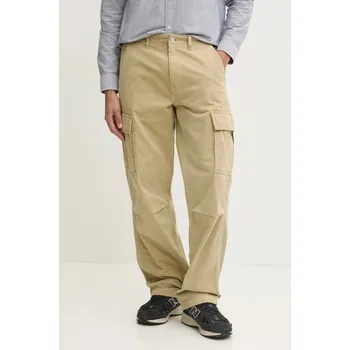 Dámské kalhoty Bavlněné kalhoty Tommy Jeans DM0DM20293 zelená 81X, vel. 36/32