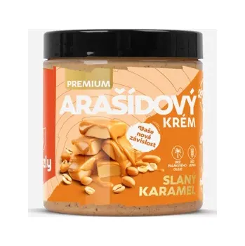 Arašídový krém slaný karamel premium 250 g