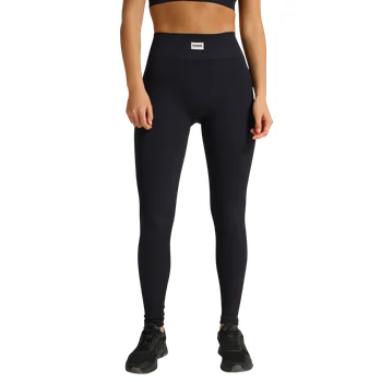 Dámské kalhoty Legíny Hummel hmlPULSE SEAMLESS RIB MW W TIGHTS 230305-2001 Velikost M