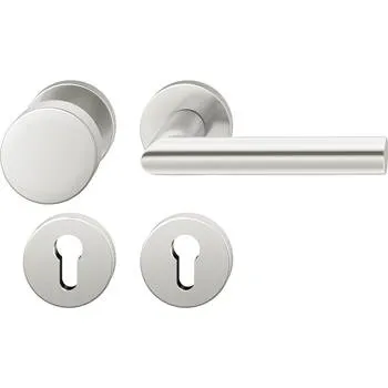 Stavební výplň FSB požární dveřní kování 76 1076, AGL DIN PZ, levá, stříbrný elox