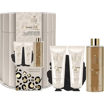 Kosmetická sada Grace Cole Kašmír, Mošus & Ambra, dárková sada v plechovém boxu CMA2520006